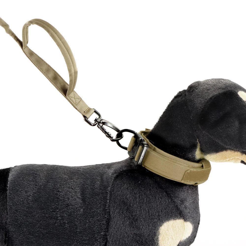 Military Adjustable Leash Quick Release Elastic Rope With 2 Control Handle