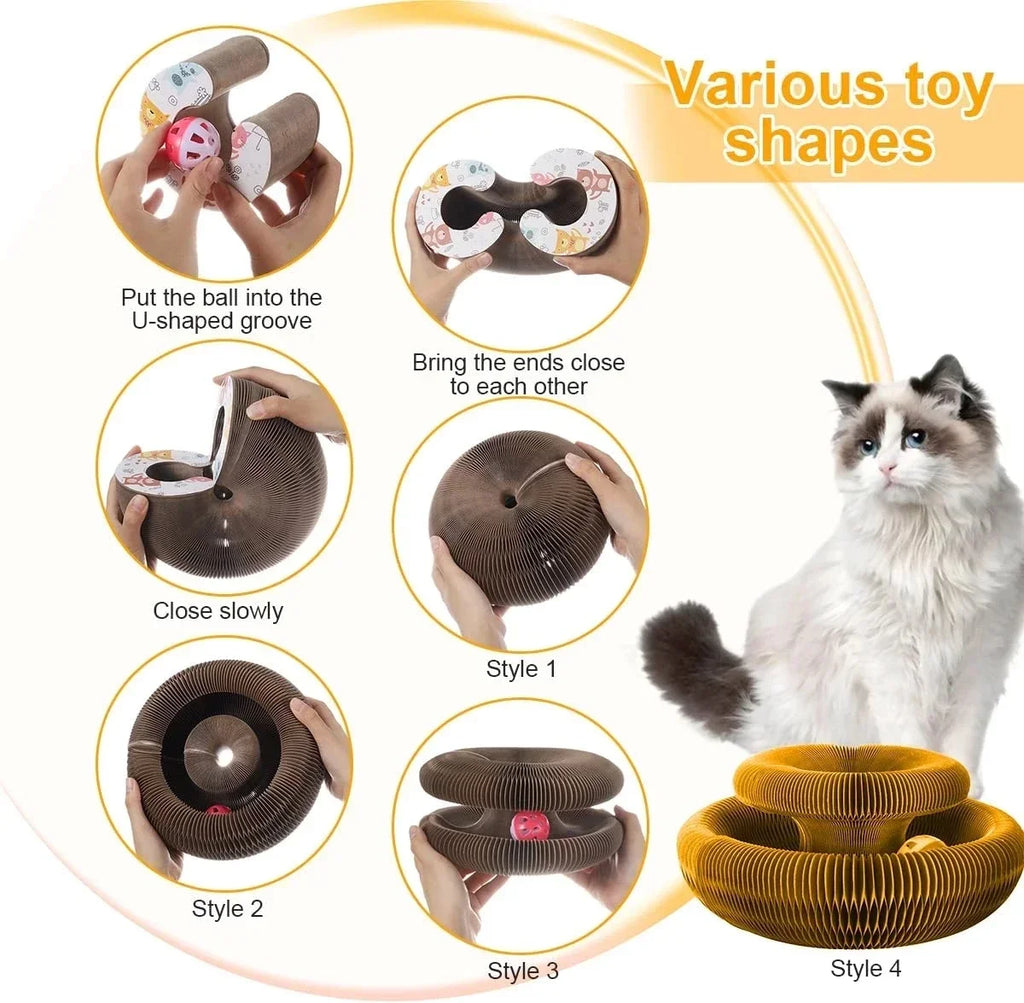 Round Corrugated Cat Scratcher
