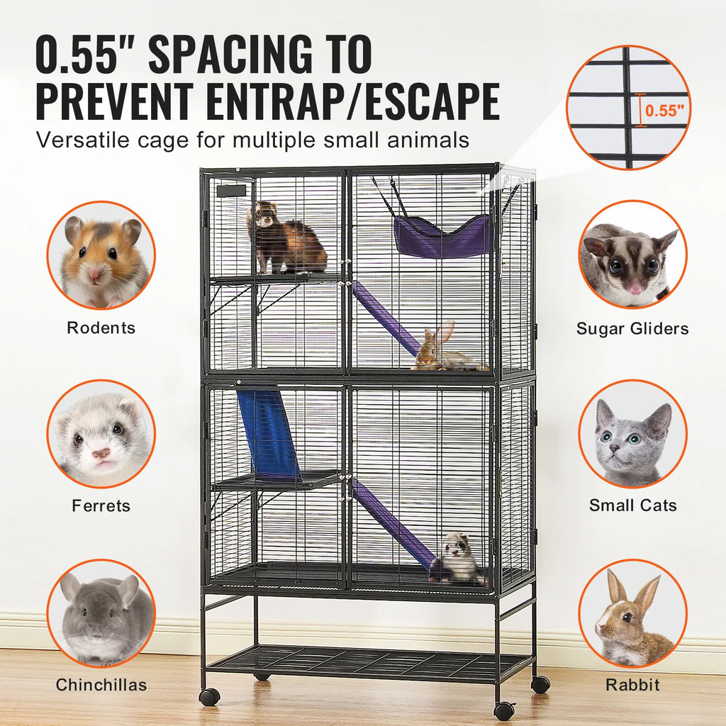 Large 4-Tier Cage Small Animal Cage