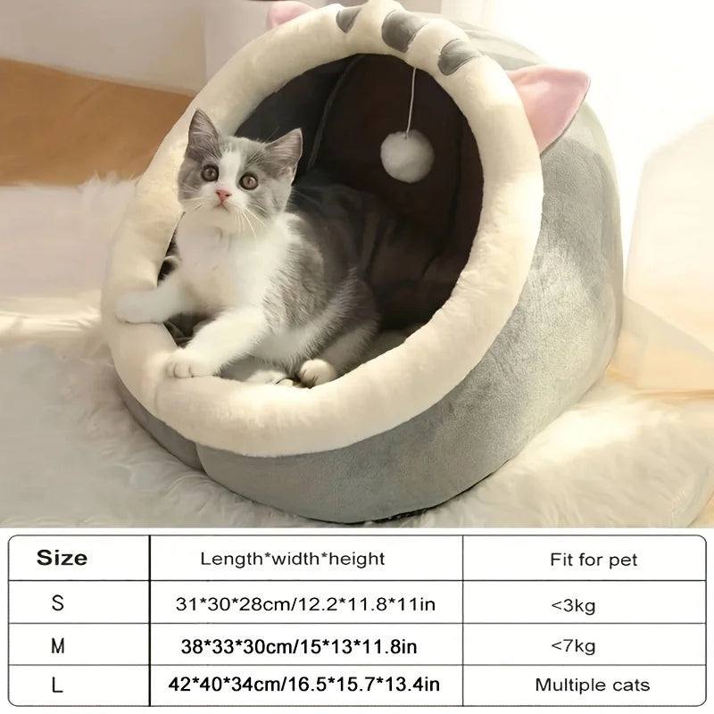 Cute And Soft Cat House Bed
